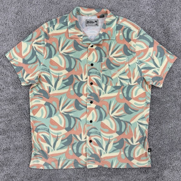 Howler Brothers Other - Howler Brothers Palapa Terry Shirt Men's L Monstera Mash Sherbert Camp Towel